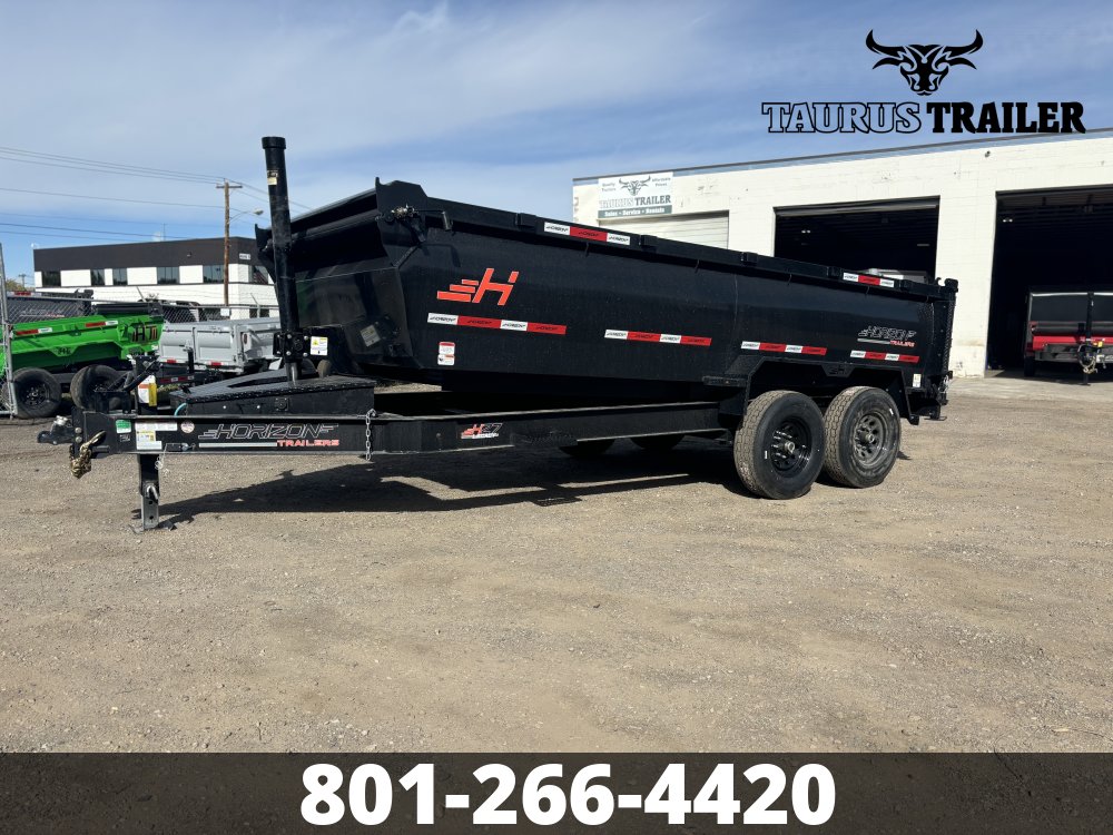 7x16 Horizon Dump Trailer 36" (Telescopic)