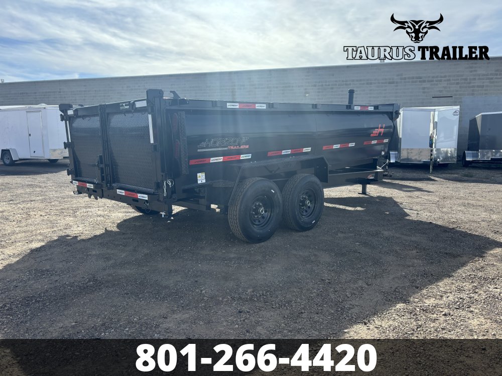 7x16 Horizon Dump Trailer 36" (Telescopic)