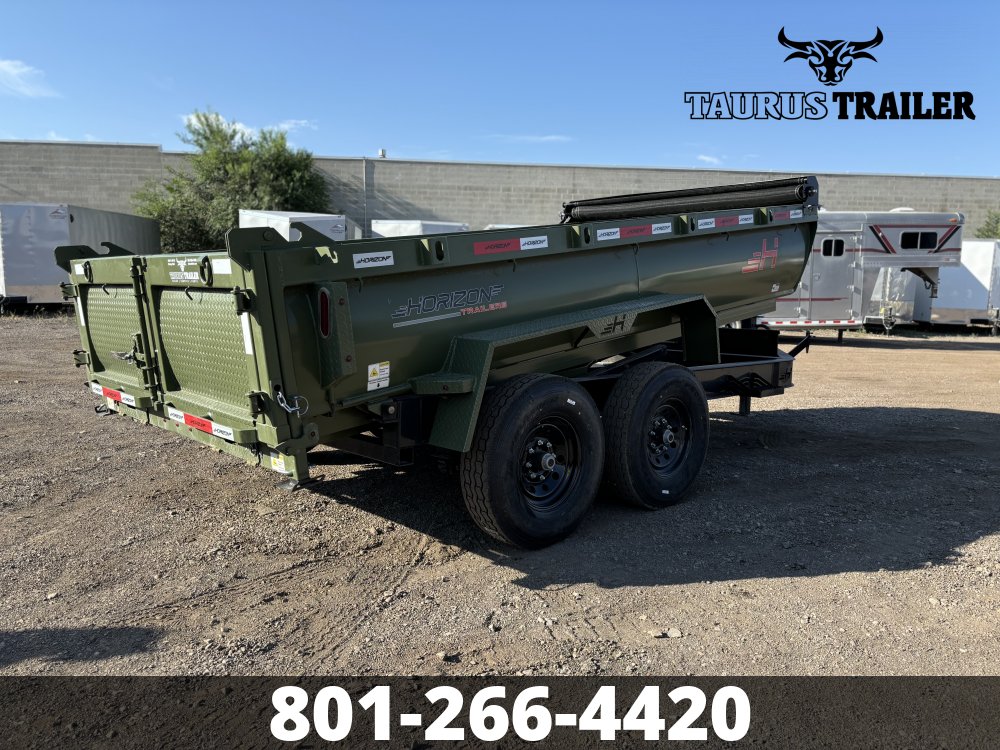 7x14 Horizon Dump Trailer 24"