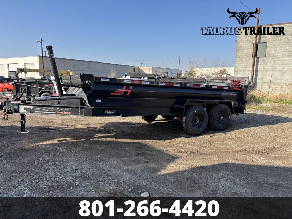 7x16 Horizon Dump Trailer 24" (Telescopic)