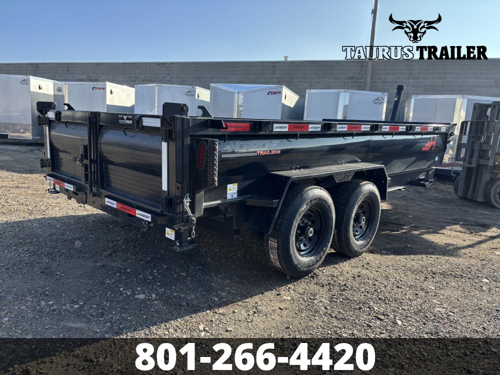 7x16 Horizon Dump Trailer 24" (Telescopic)