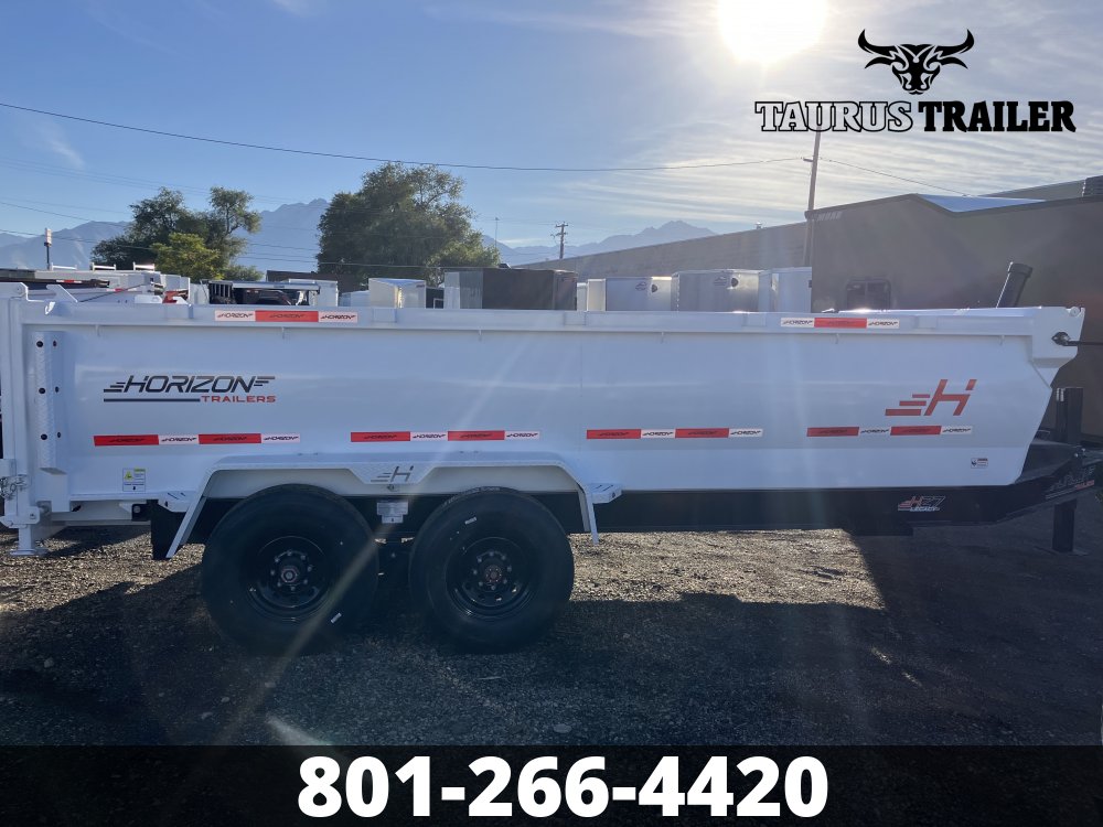 7x16 Horizon Dump Trailer 36" (Telescopic)