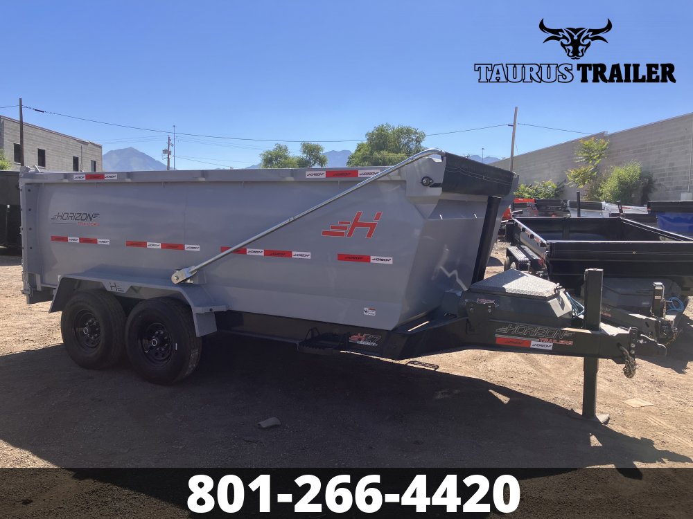 7x14 Horizon Dump Trailer 48" (Telescopic)