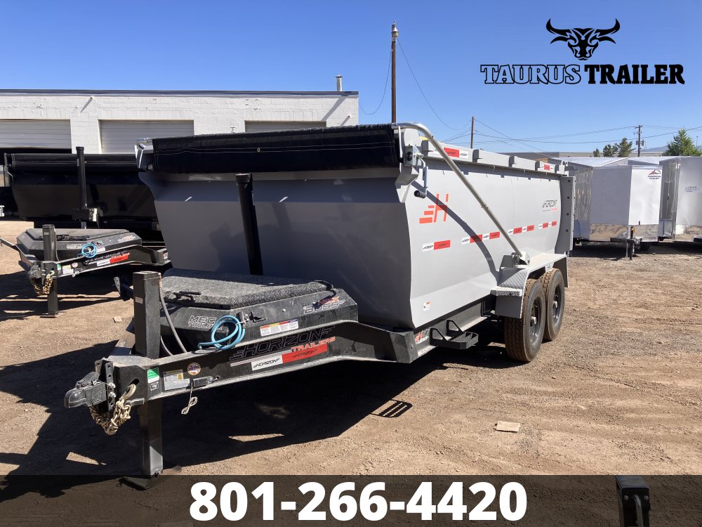7x14 Horizon Dump Trailer 48" (Telescopic)