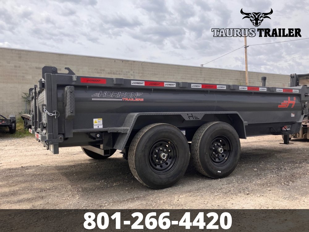 7x14 Horizon Dump Trailer 24"(Telescopic)