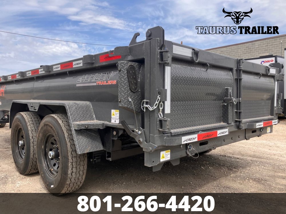 7x14 Horizon Dump Trailer 24"(Telescopic)