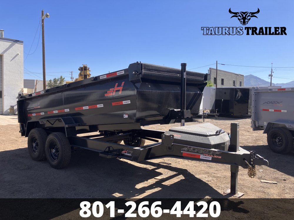 7x14 Horizon Dump Trailer 36" (Telescopic)