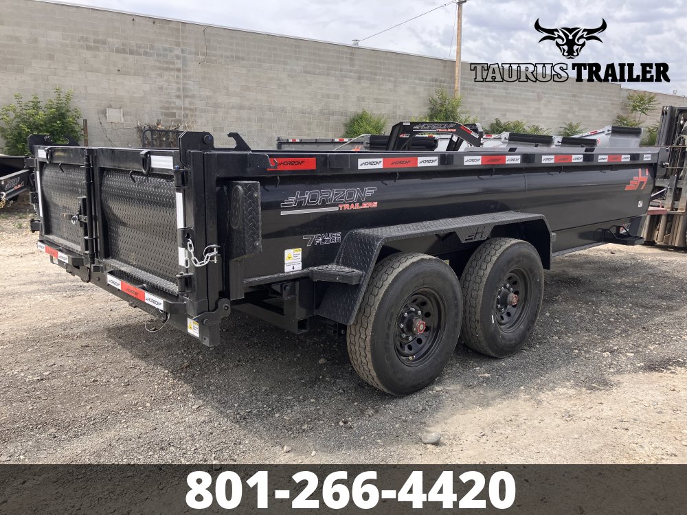 7x16 Horizon Dump Trailer 24"
