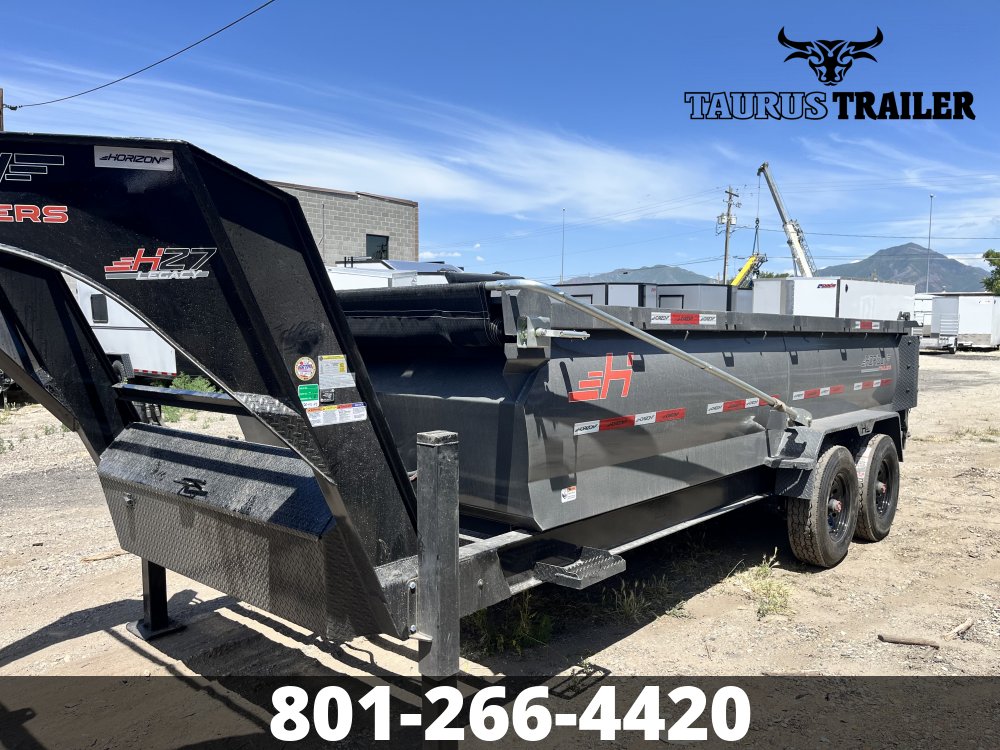 7x16 Horizon Dump Trailer 24" (Telescopic)
