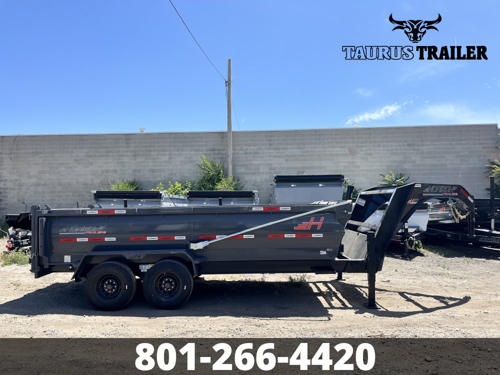 7x16 Horizon Dump Trailer 24" (Telescopic)