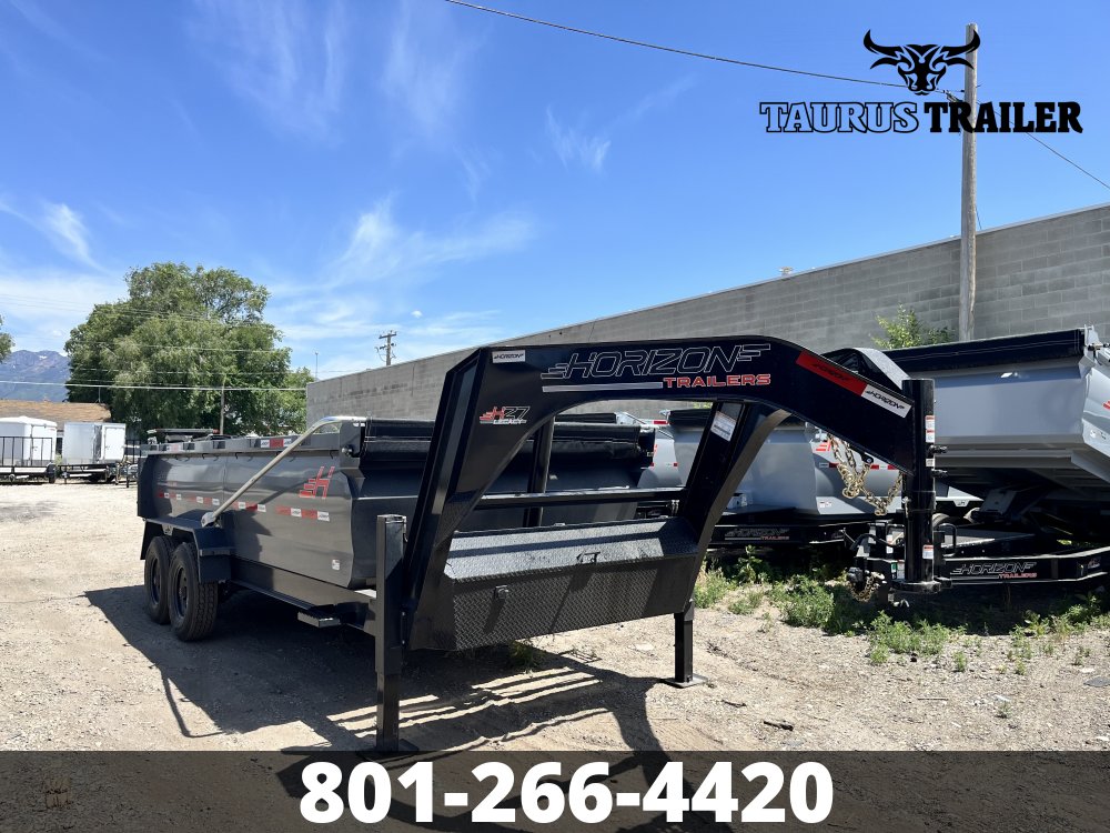 7x16 Horizon Dump Trailer 24" (Telescopic)