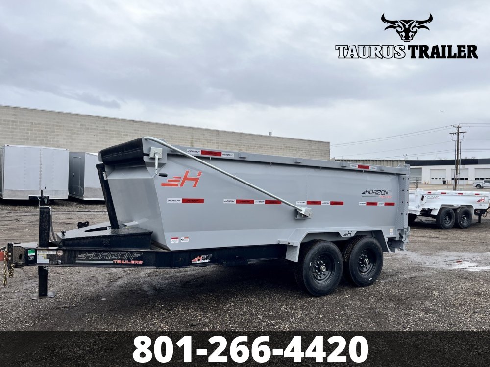 7x14 Horizon Dump Trailer 48" (Telescopic)