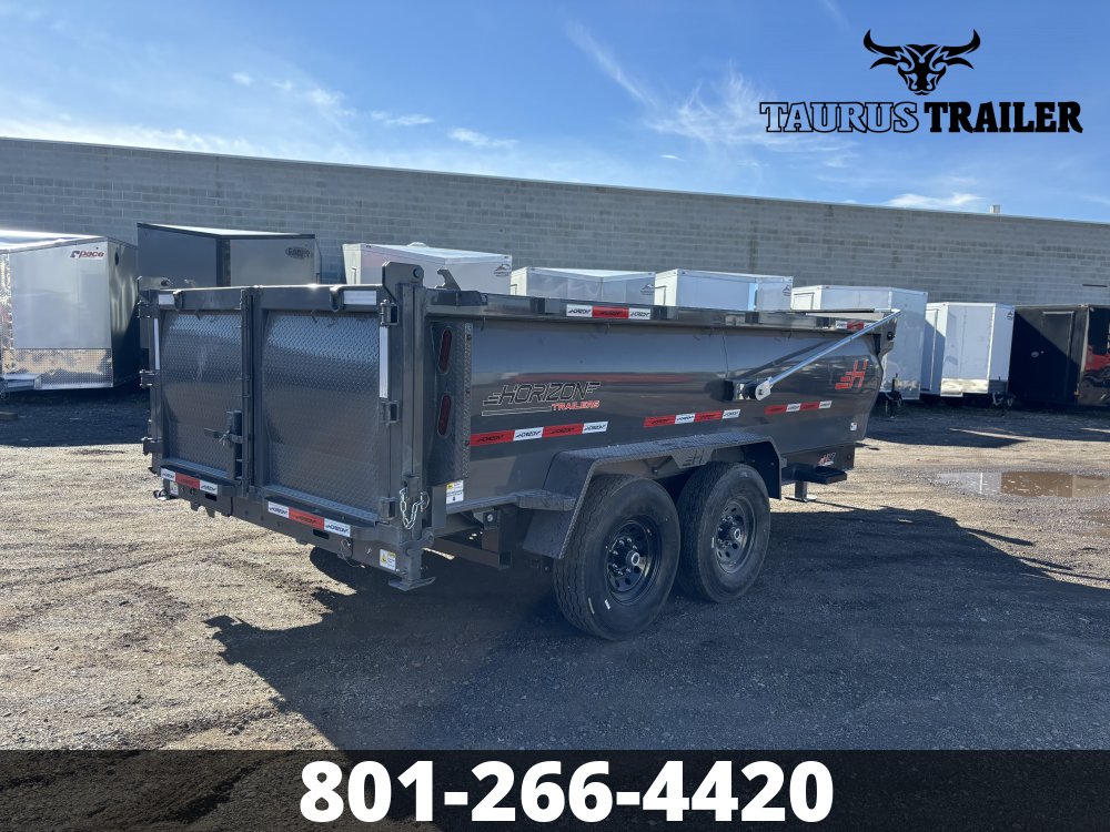 7x14 Horizon Dump Trailer 36" (Telescopic)