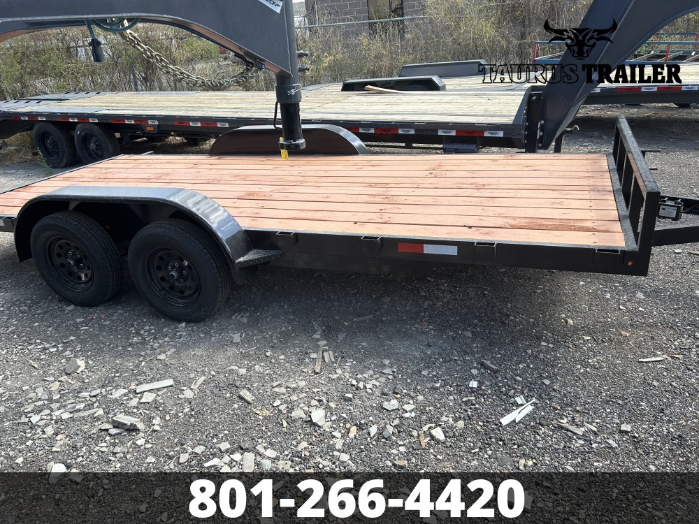 7x16 Genco Flatbed Car Hauler
