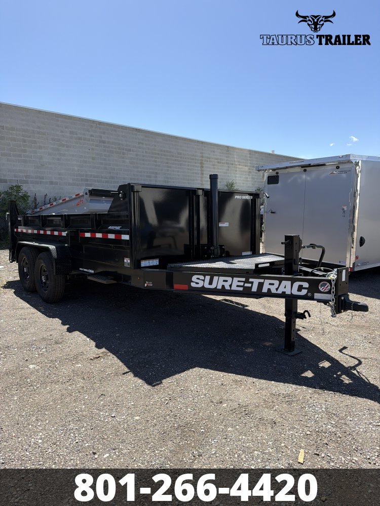 7x14 Sure-Trac Dump Trailer 24" (Telescopic)
