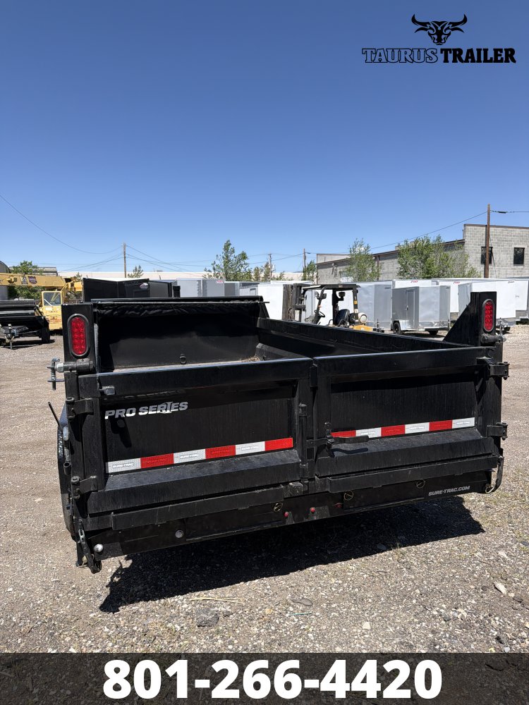 7x14 Sure-Trac Dump Trailer 24" (Telescopic)
