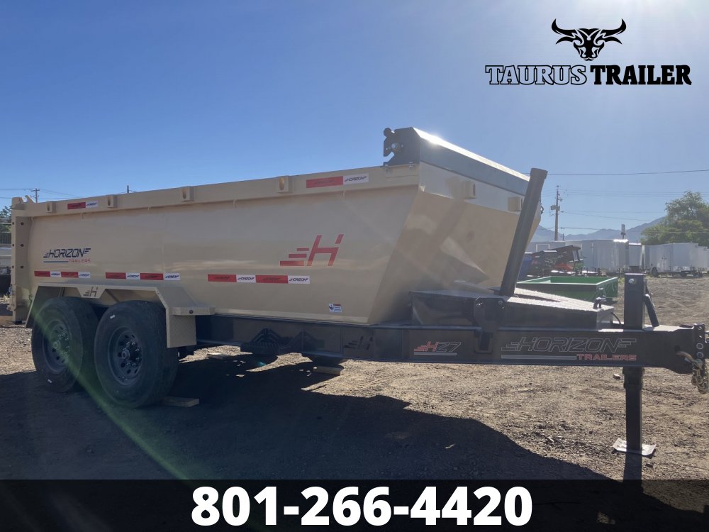 7x14 Horizon Dump Trailer 36" (Telescopic)