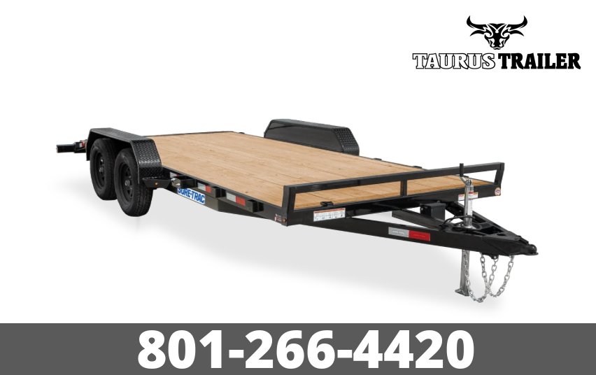 7x20 Sure-Trac Flatbed Car Hauler