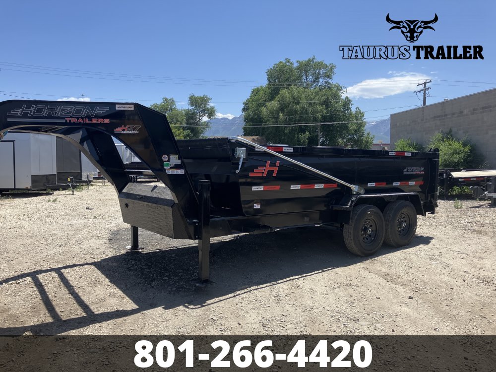 7x14 Horizon Dump Trailer 36" (Telescopic)
