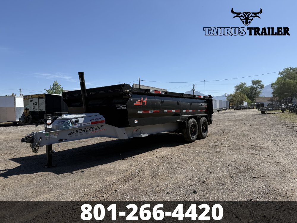 7x16 Horizon Dump Trailer 36" (Telescopic)