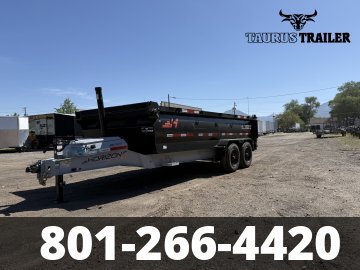 7x16 Horizon Dump Trailer 36" (Telescopic)