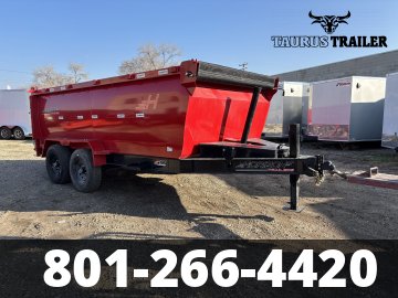 7x14 Horizon Dump Trailer 48" (Telescopic)