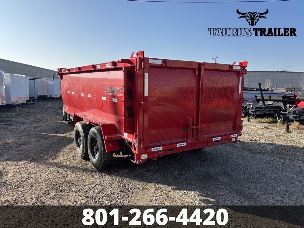 7x14 Horizon Dump Trailer 48" (Telescopic)