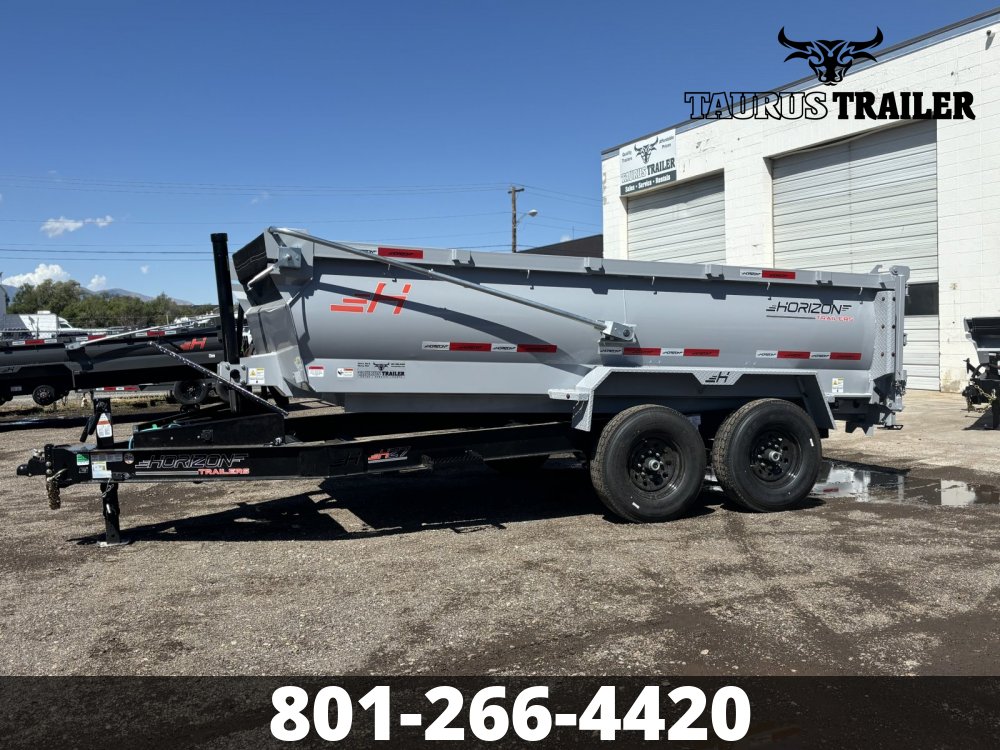 7x14 Horizon Dump Trailer 36" (Telescopic)