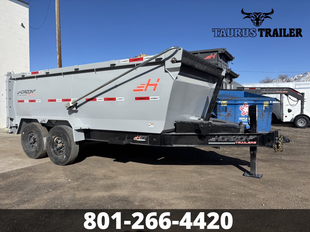 7x14 Horizon Dump Trailer 48" (Telescopic)