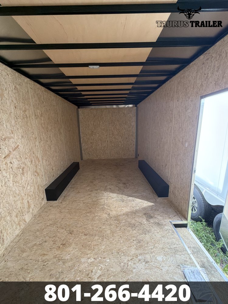 8.5x18 Pace American Enclosed Cargo solid rear door