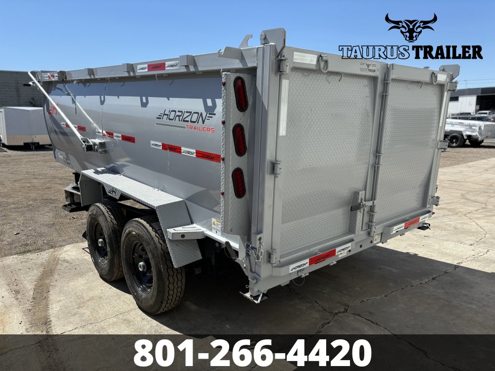 7x14 Horizon Dump Trailer 48" (Telescopic)