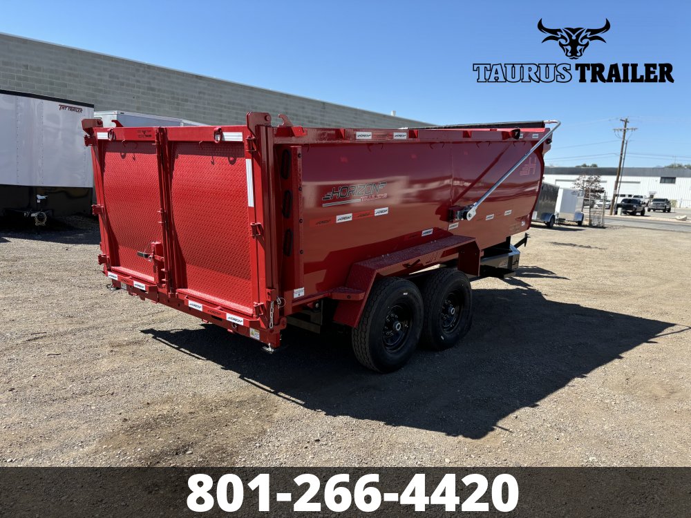 7x14 Horizon Dump Trailer 48" (Telescopic)