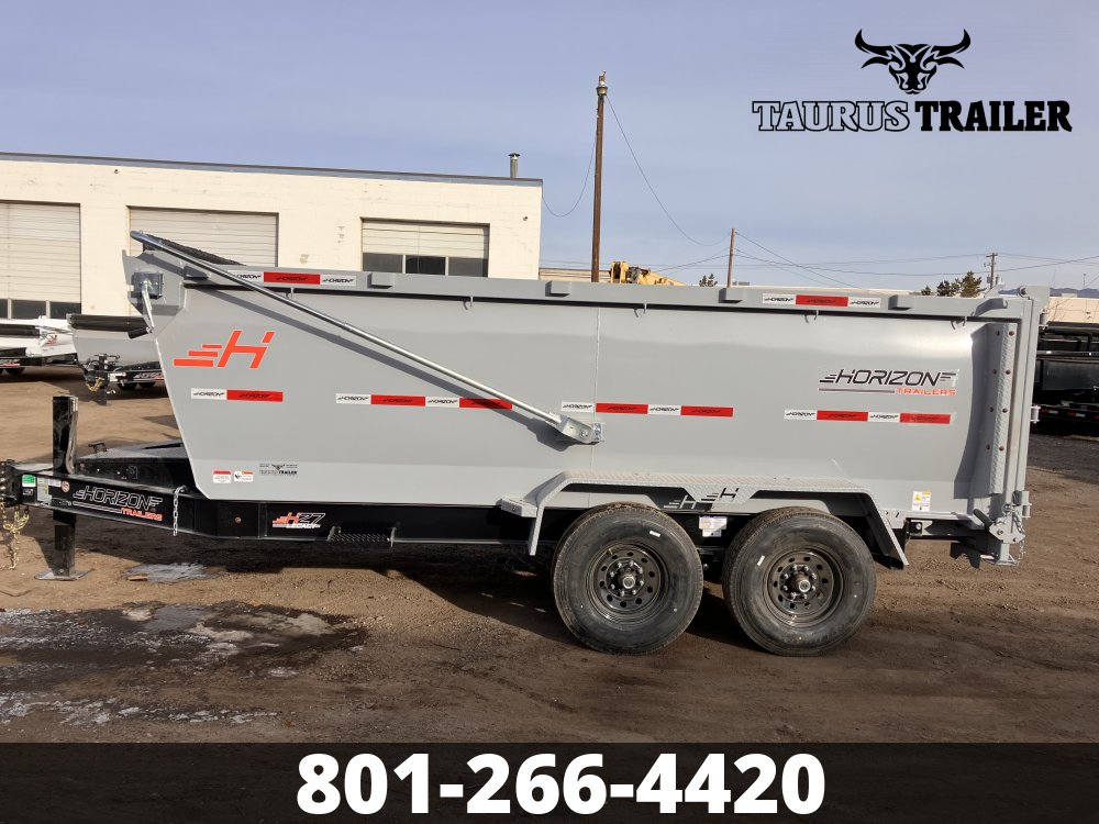 7x14 Horizon Dump Trailer 48" (Telescopic)