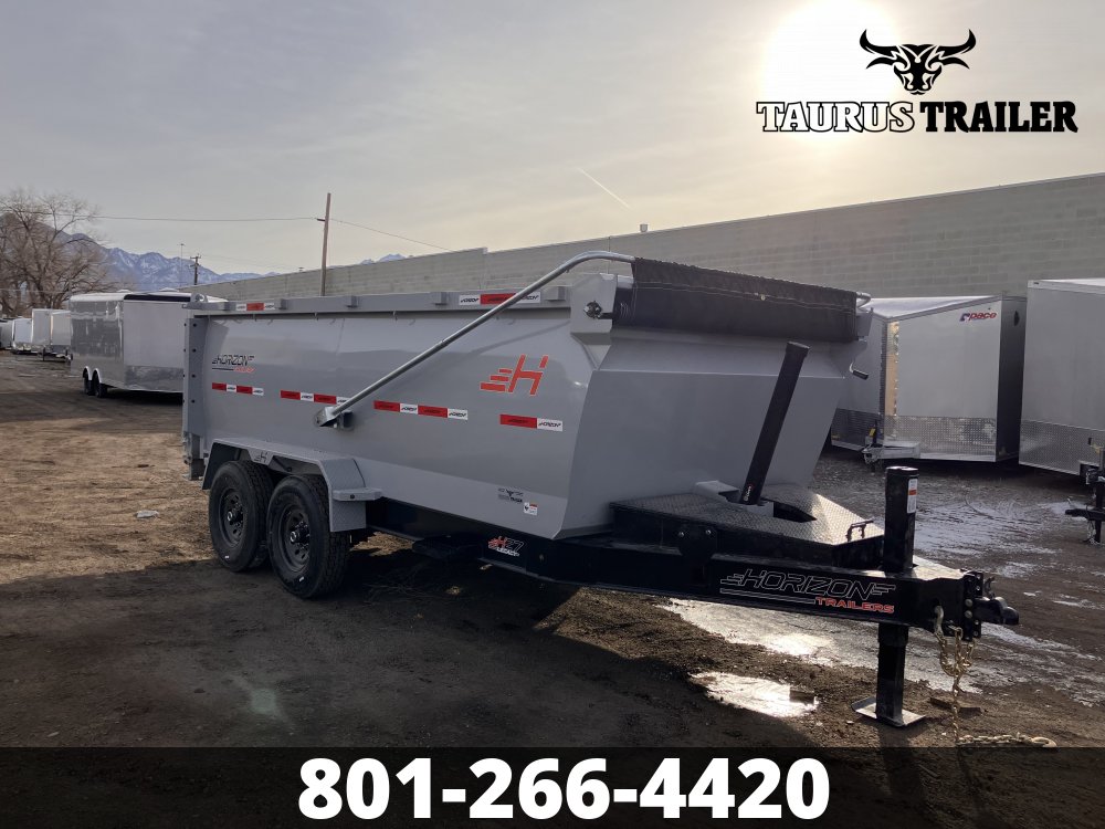 7x14 Horizon Dump Trailer 48" (Telescopic)