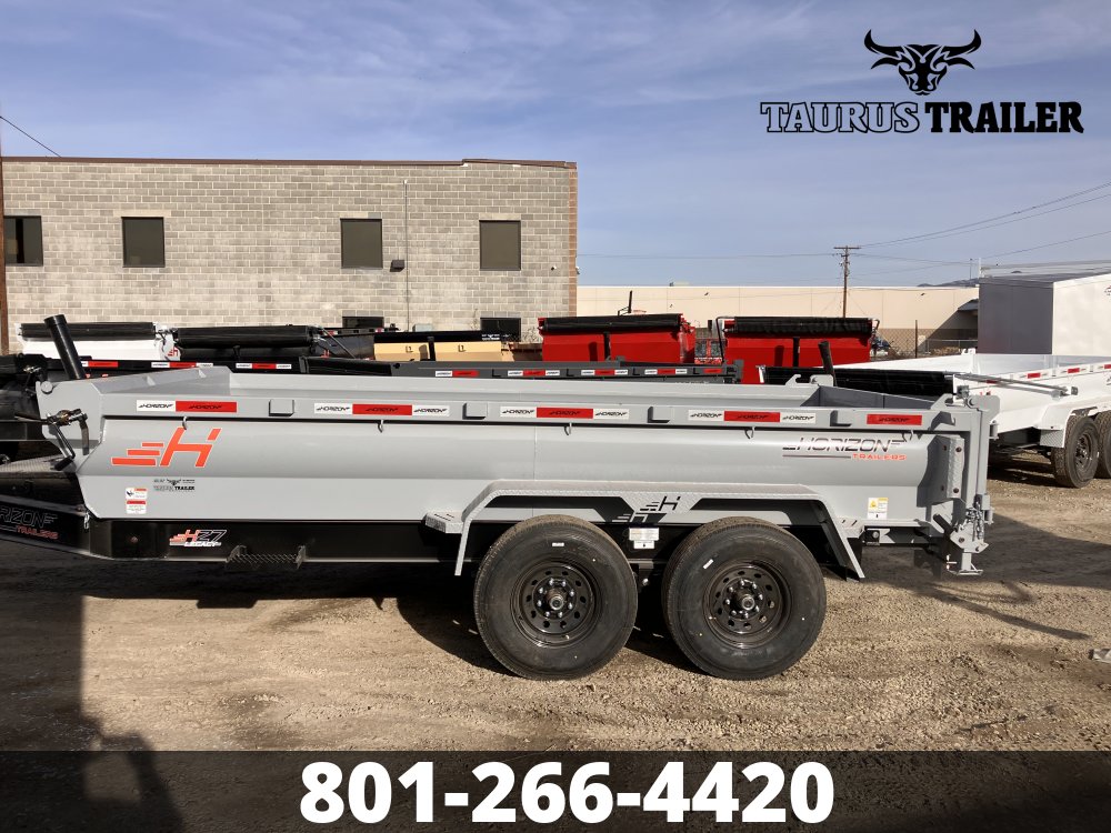 7x14 Horizon Dump Trailer 24"(Telescopic)