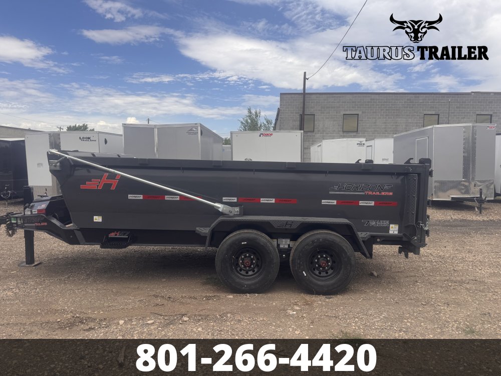 7'x14' Horizon Dump Trailer 36" (Telescopic)