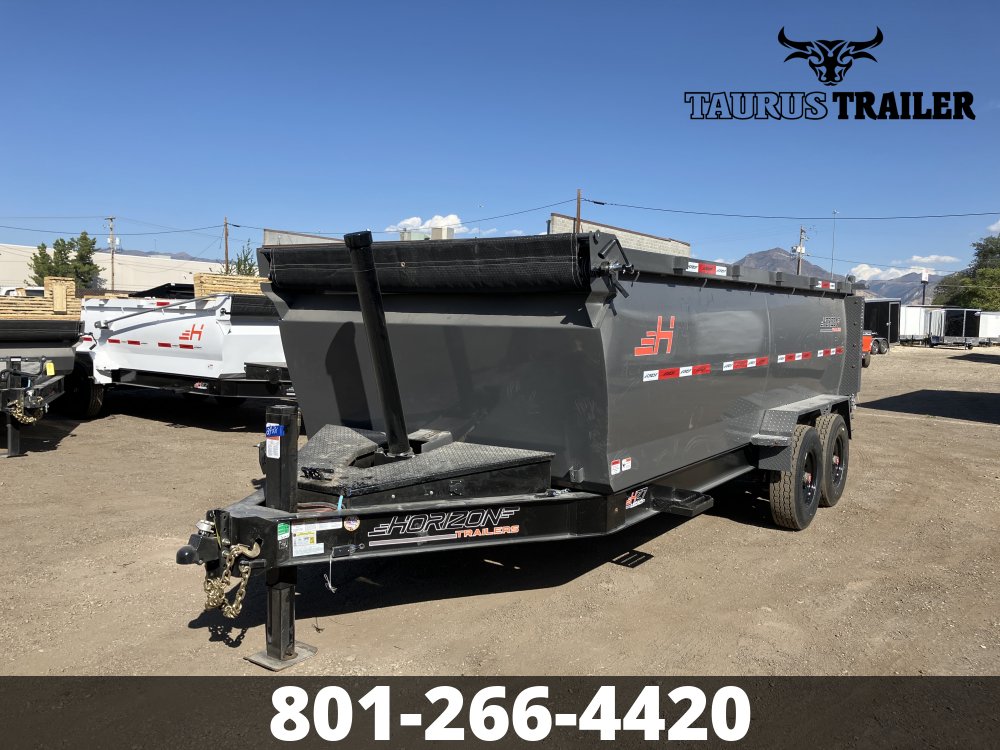 7x16 Horizon Dump Trailer 48" (Telescopic)