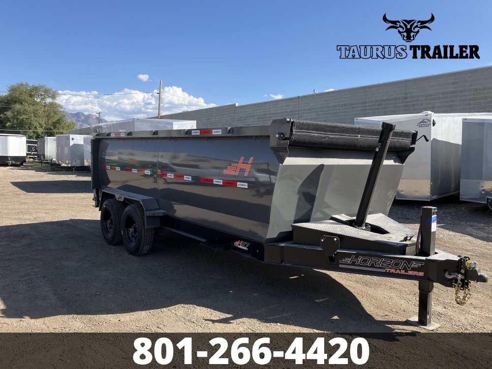 7x16 Horizon Dump Trailer 48" (Telescopic)