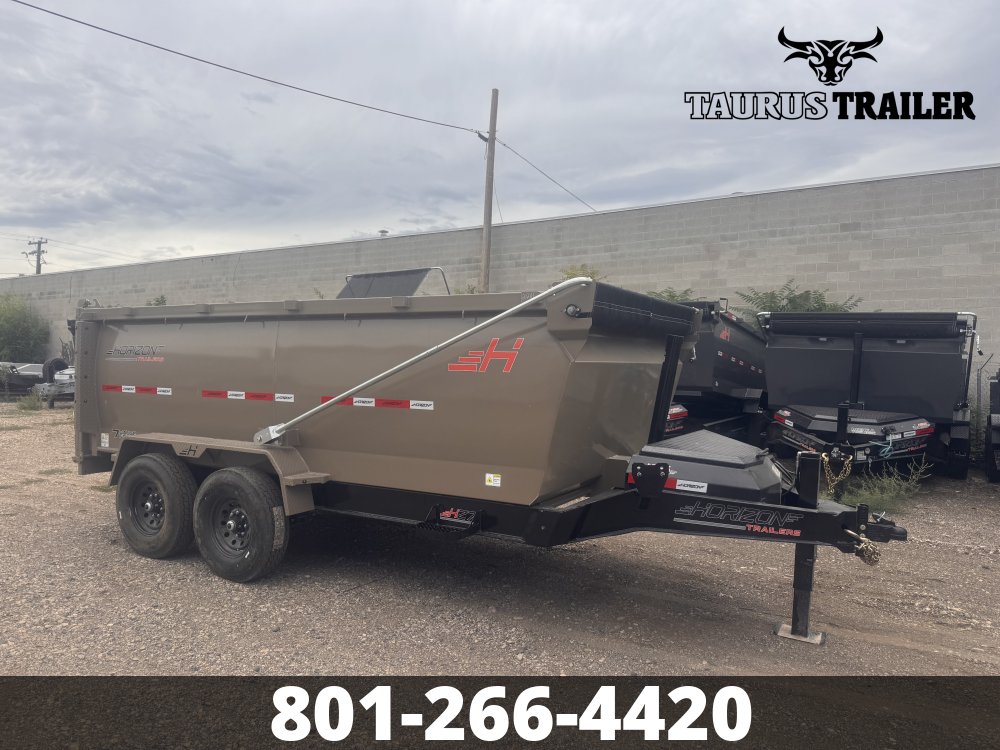 7'x14' Horizon Dump Trailer 48" (Telescopic)