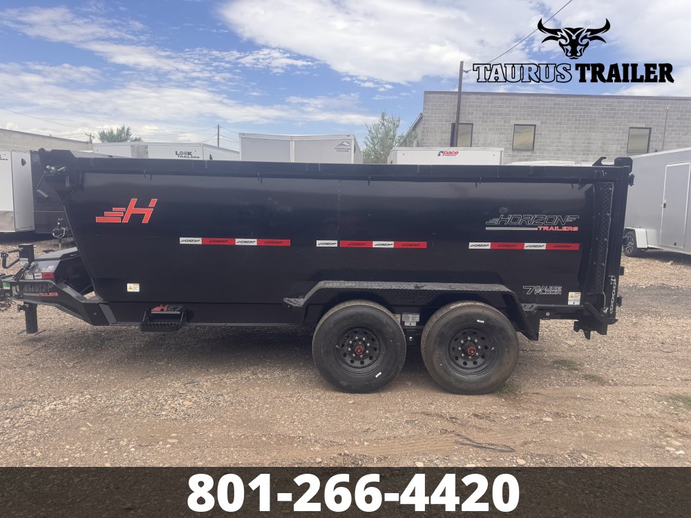 7'x14' Horizon Dump Trailer 48" (Telescopic)