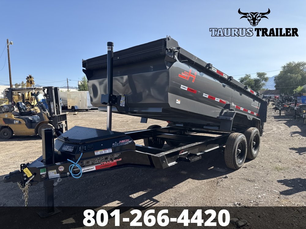 7x14 Horizon Dump Trailer 36" (Telescopic)