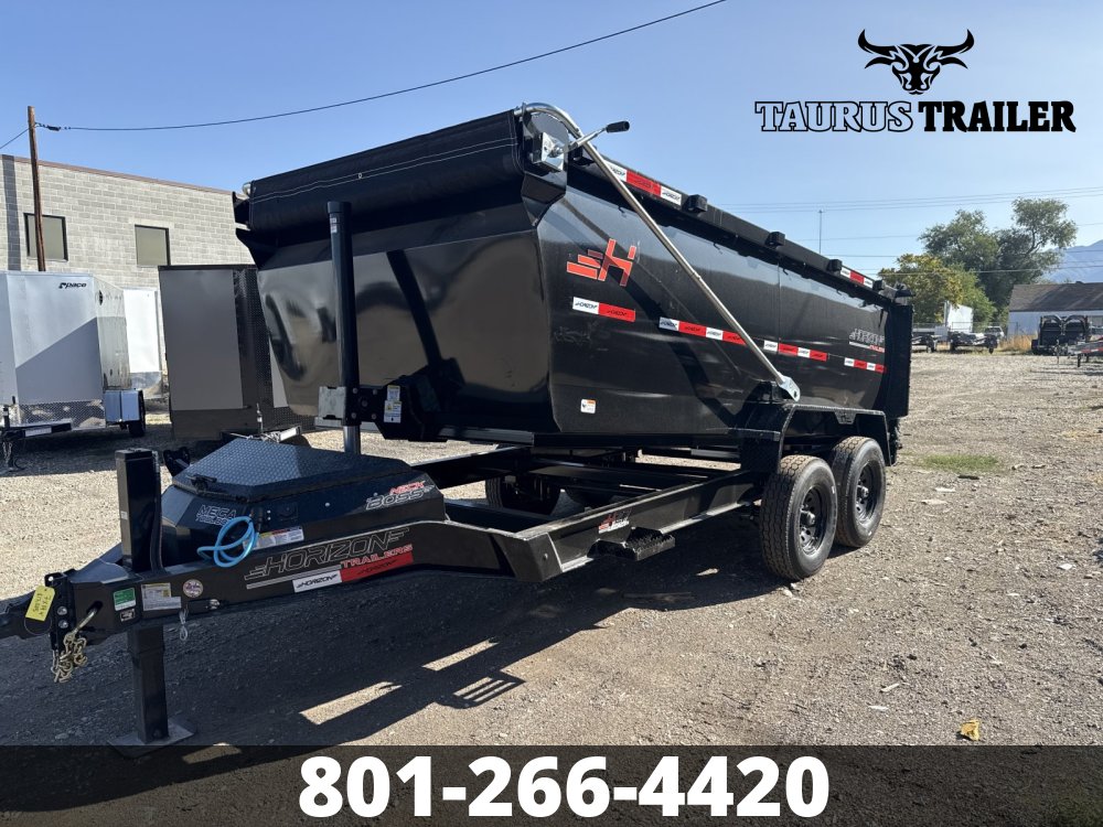 7x14 Horizon Dump Trailer 48" (Telescopic)