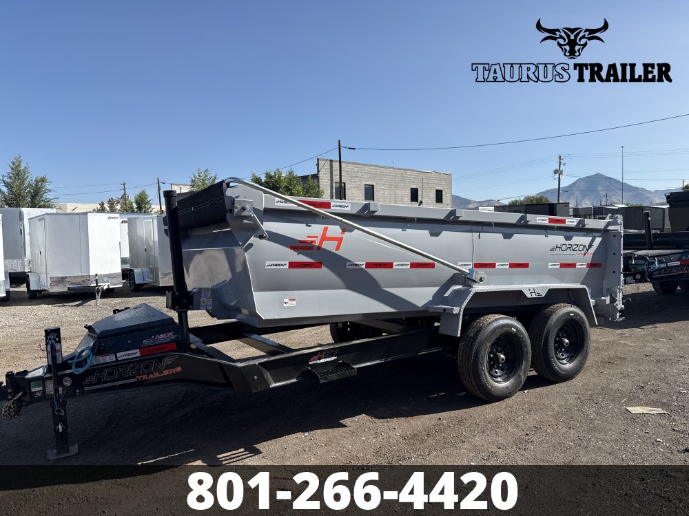 7x14 Horizon Dump Trailer 36" (Telescopic)