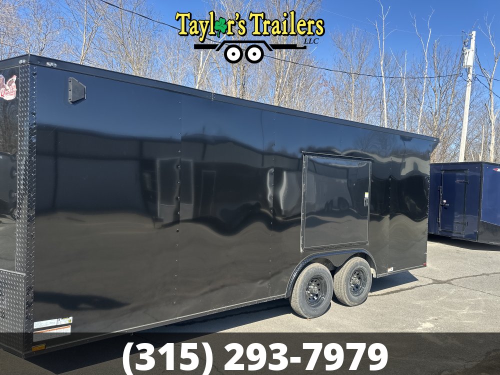 2025 Quality Cargo 8.5X20TA 10K GVW w/ 7ft Ceiling/ Polycore Skin/ Blackout Package Cargo / Enclosed