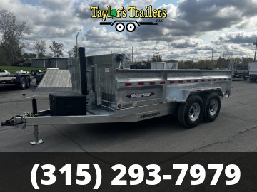 2025 Weberlane 7x14 15K GVW Gavanized Dump Trailer 15K GVW w/Tarp Kit