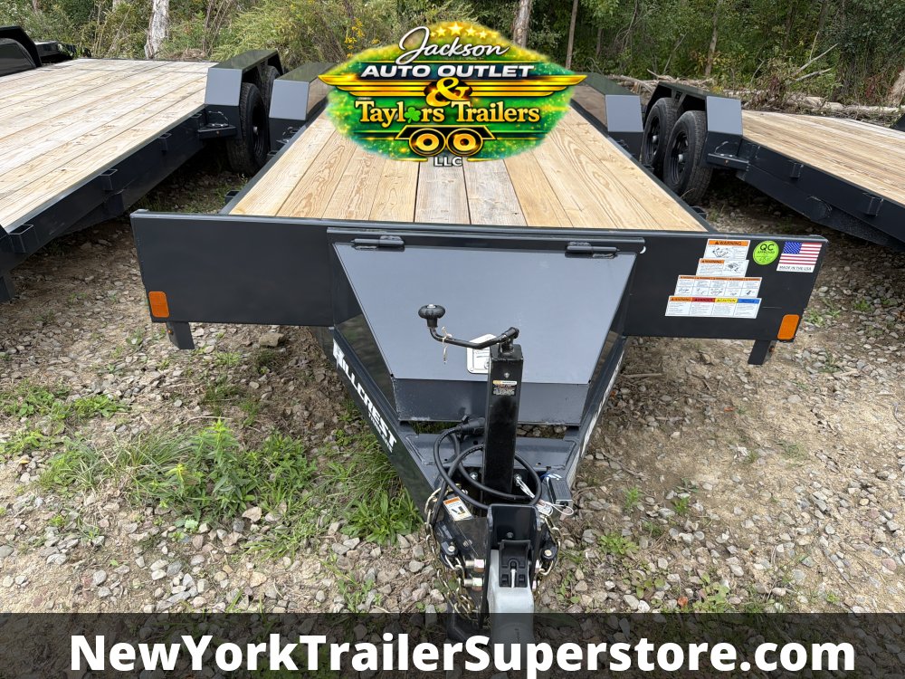 2026 Hillcrest 82x18' Flatbed Car Hauler 9,995 GVWR