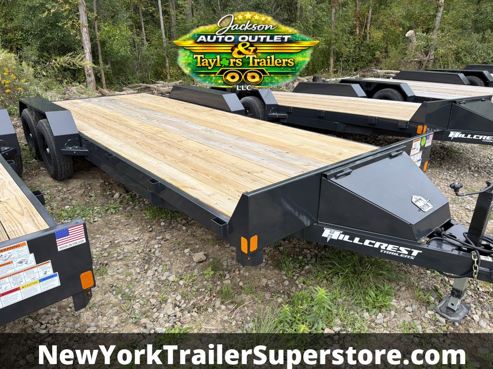2026 Hillcrest 82x18' Flatbed Car Hauler 9,995 GVWR
