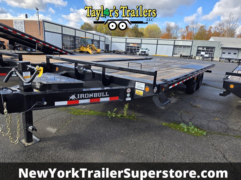 2026 Iron Bull 102X24 14K GVW Tilt Deck Over Equipment Trailer
