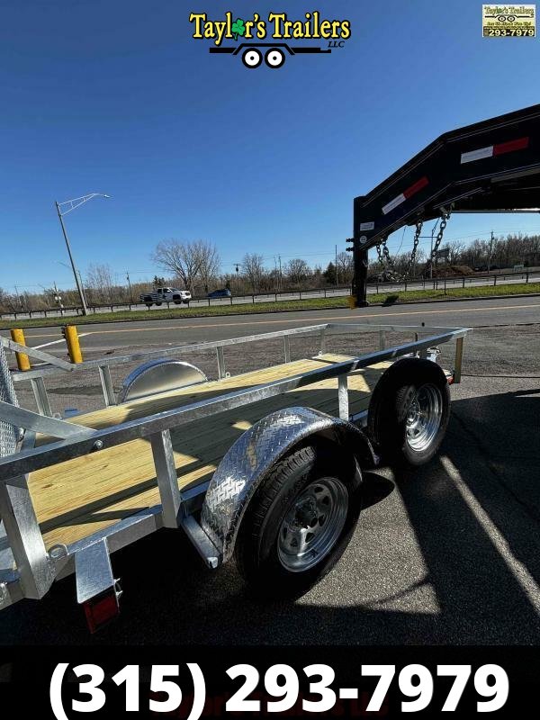 2026 Load Rite 79"x14 3K GVW Galvanized Utility Trailer