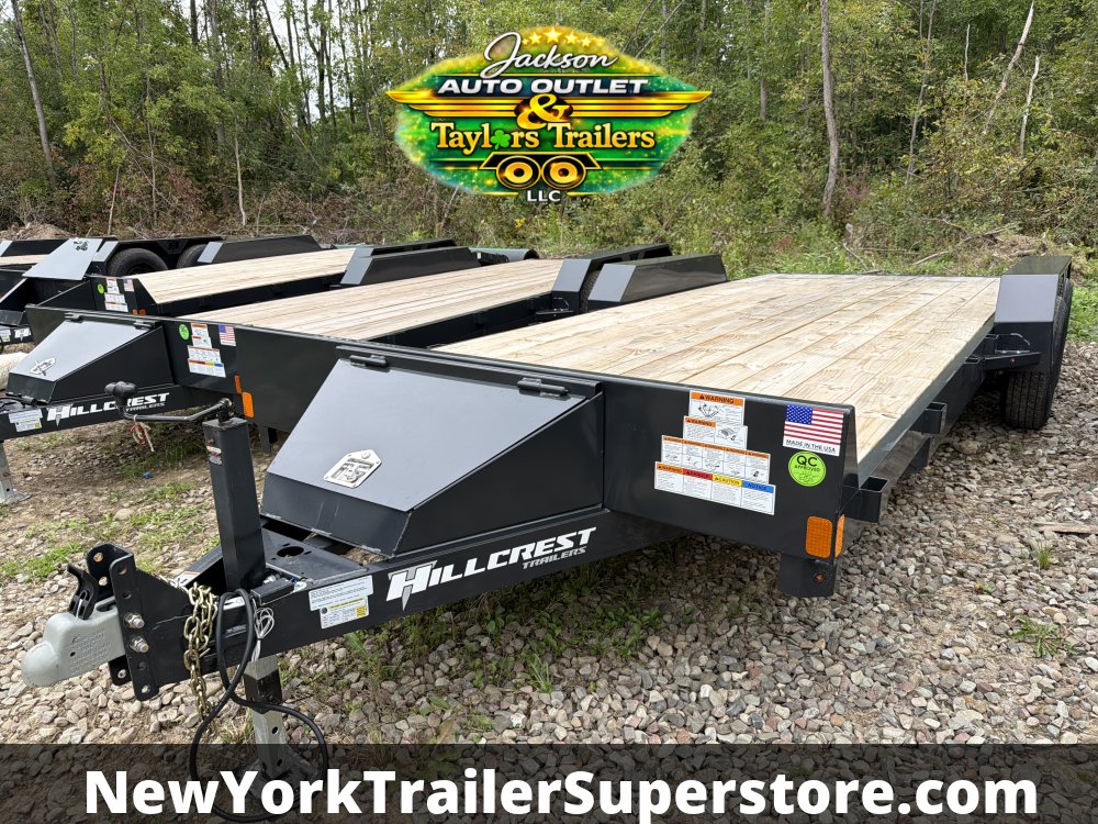 2026 Hillcrest 82x18' Flatbed Car Hauler 9,995 GVWR